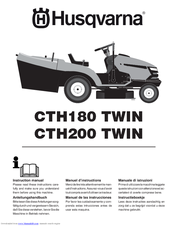Husqvarna CTH180 TWIN Instruction Manual (92 pages)