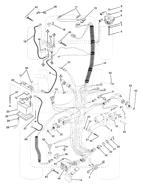 Husqvarna GT 180 Parts List and Diagram - (H1850B) (954000211) (1990 ...