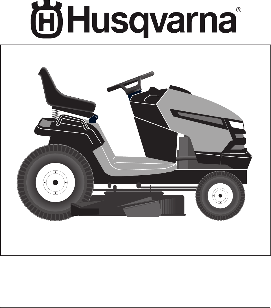 Husqvarna GTH26V48LS Lawn Mower User Manual