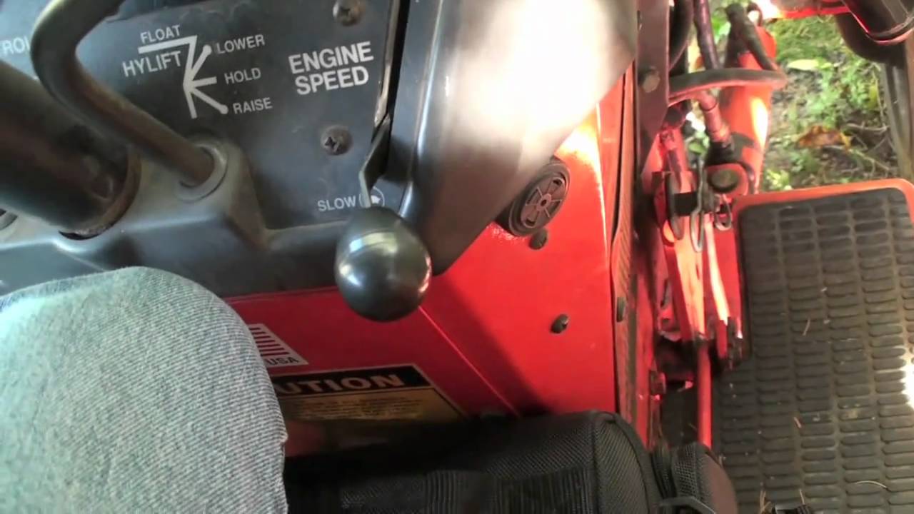 Ingersoll 4118D tractor - YouTube