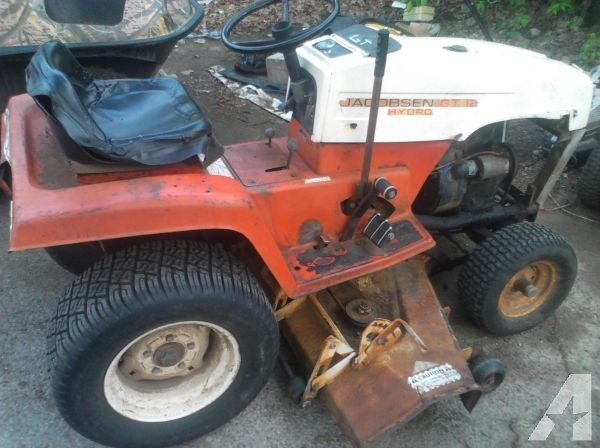 gt12 jacobsen garden tractor - (tulsa) for Sale in Tulsa, Oklahoma ...