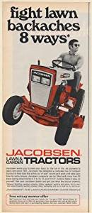 Amazon.com: 1969 Jacobsen Super Chief 1200 Lawn & Garden Tractor Fight ...