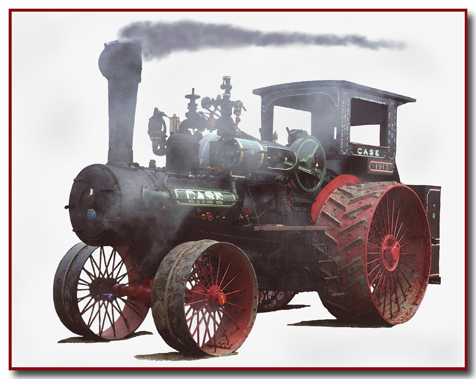 Case Model 110 Steam Tractor - 1913