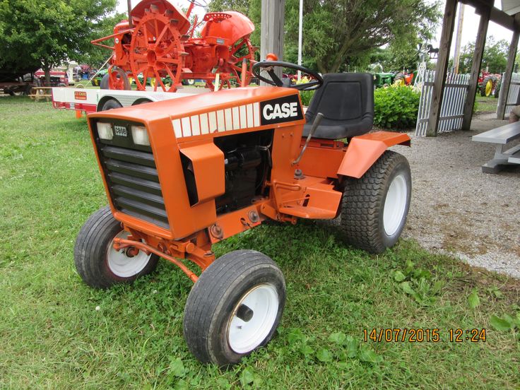 tractor lawn equipment forward j i case 210 lawn garden tractor