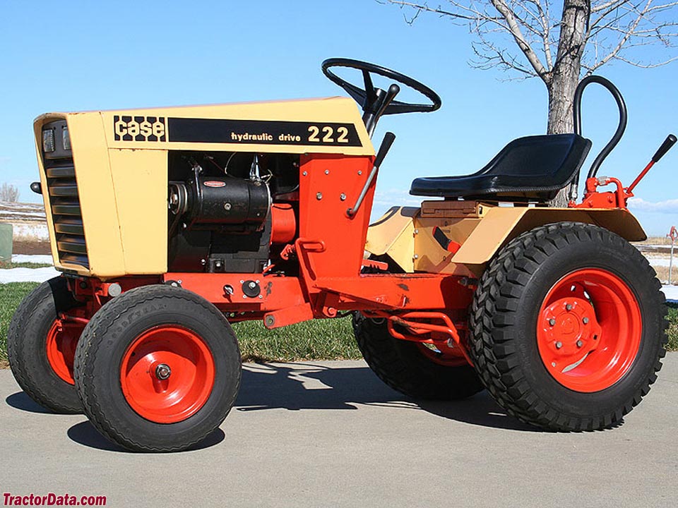 1973 J.I. Case model 222 garden tractor with hydraulic lift Photo ...