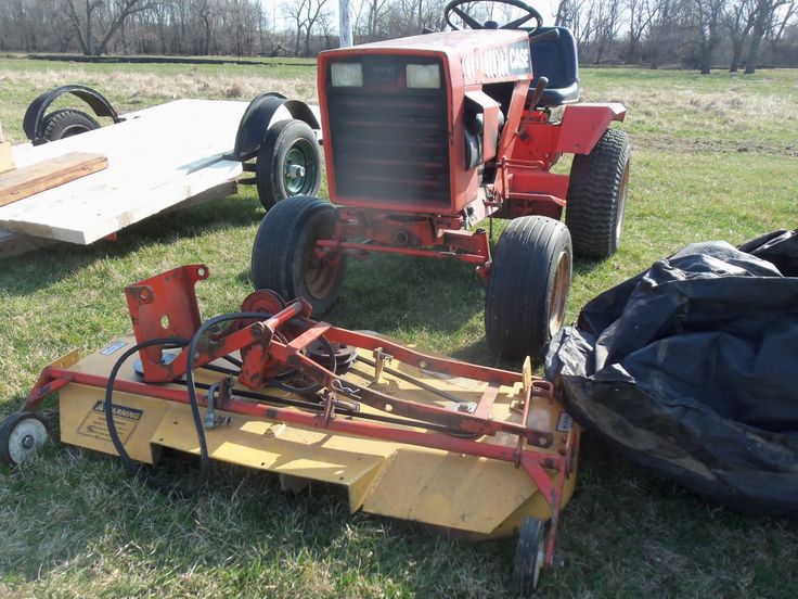 Case 224 lawn &garden tractor with mower | J I Case Equipment | Pinte ...