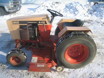 1975 Ji Case 446 Garden Tractor - TractorShed.com