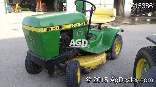 Deere 108 Lawn Tractor Related Keywords & Suggestions - John Deere 108 ...