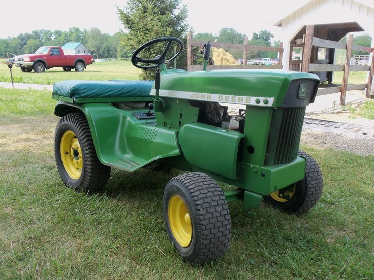 John Deere 112 garden tractor | Classic little tractors | Pinterest