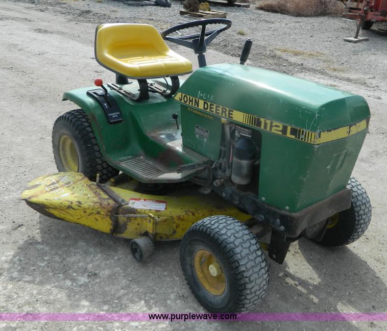 John Deere 112L lawn mower | Item BT9902 | SOLD! November 3 ...