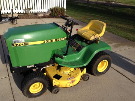 Used 1989 John Deere 170 For Sale $850 - Z&M Ag and Turf ...