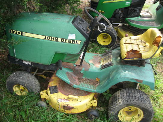 1991 John Deere 170 Lawn & Garden and Commercial Mowing - John Deere ...