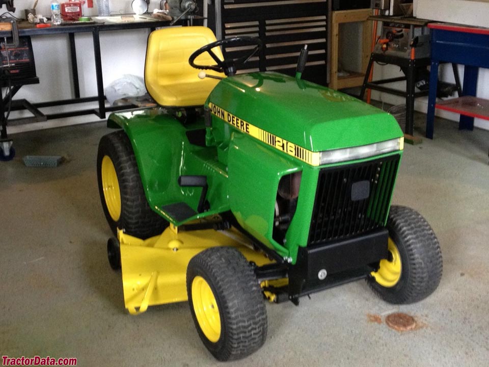 Restored John Deere 216. (2 images) Photos courtesy of Ryan Grierson