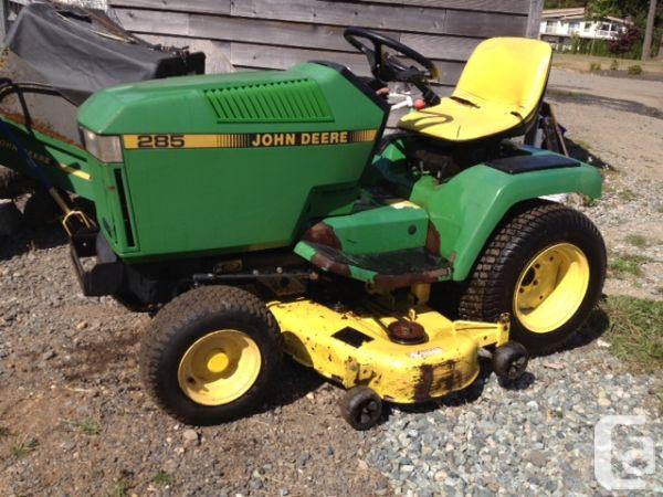 John Deere 285 garden tractor - $2200 (Langley) in Vancouver, British ...