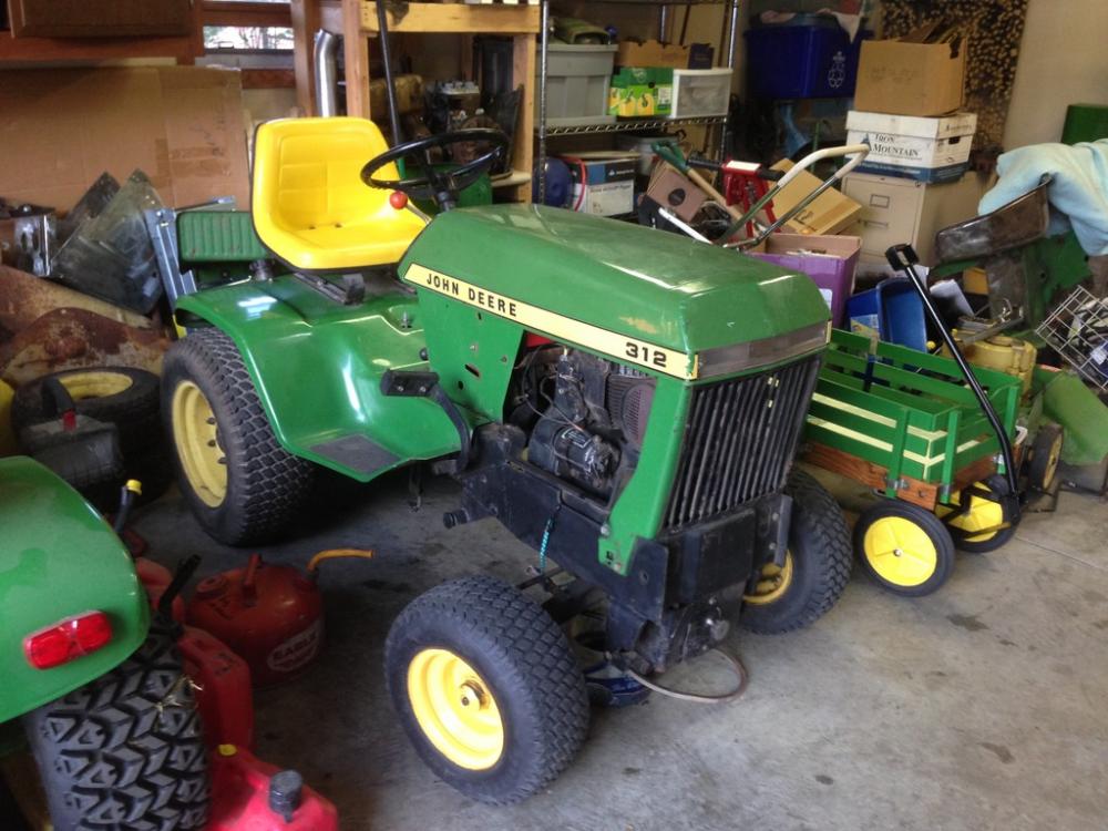 John Deere 312/41 Deck and 312 for parts - $700 OBO - Tractors ...