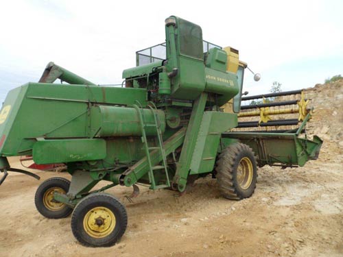 Salvaged John Deere 55 combine for used parts | EQ-20893 | All States ...