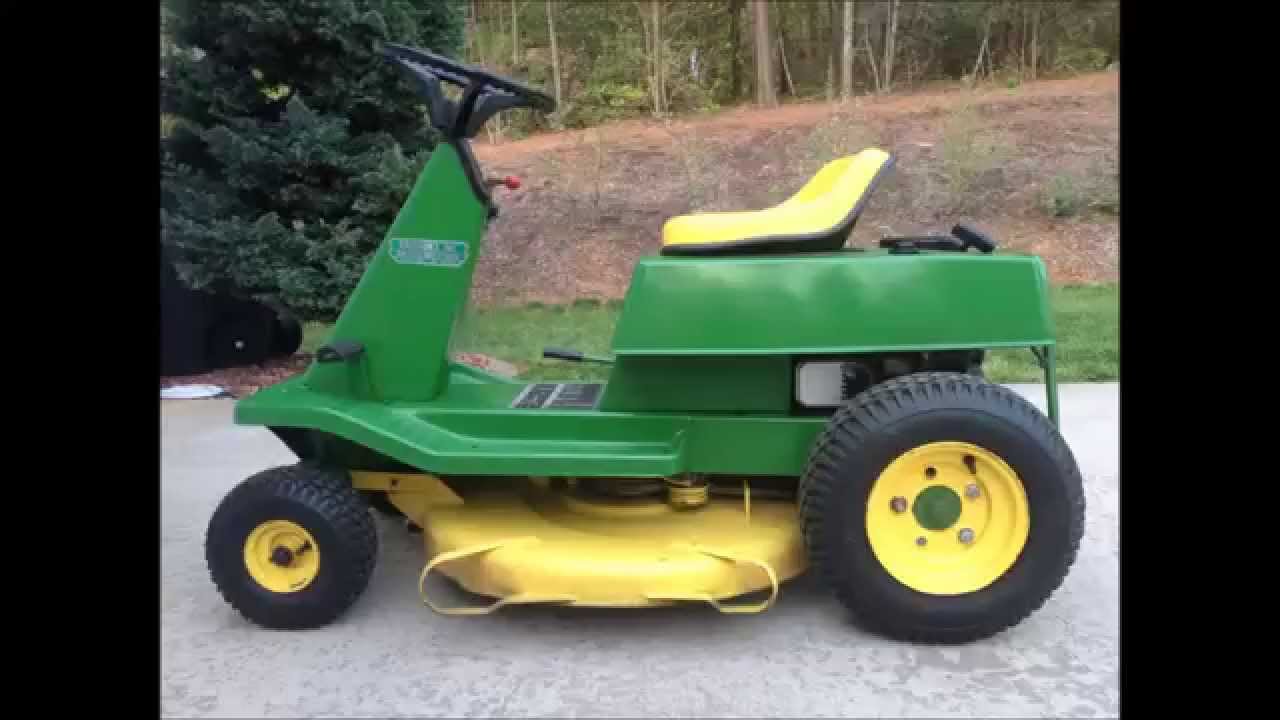 1974 John Deere Lawn Mower Model 56 - YouTube