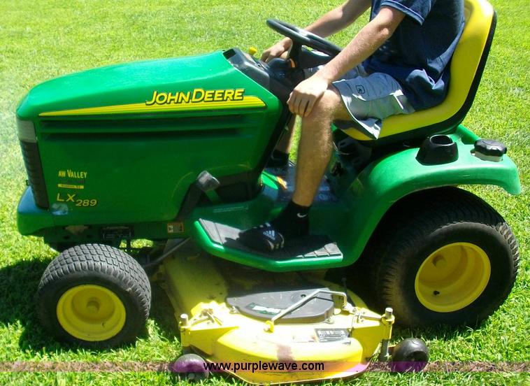 john deere lx289 lawn mower john deere lx289 lawn mower 408 hours on ...