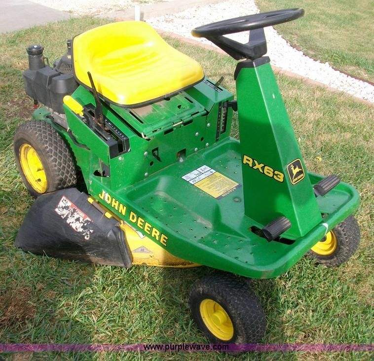 John Deere RX63 lawn mower | Item 1807 | SOLD! November 3 Mi...