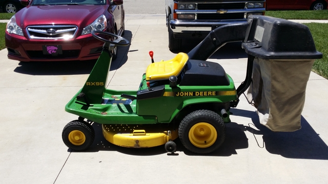 John Deere RX95 Lawn Mower: Lowered Price - Nex-Tech Classifieds