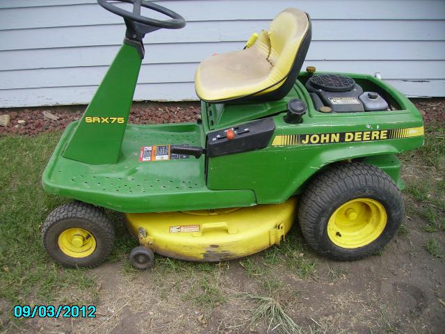 John Deere SRX75 Riding lawn mower - Nex-Tech Classifieds