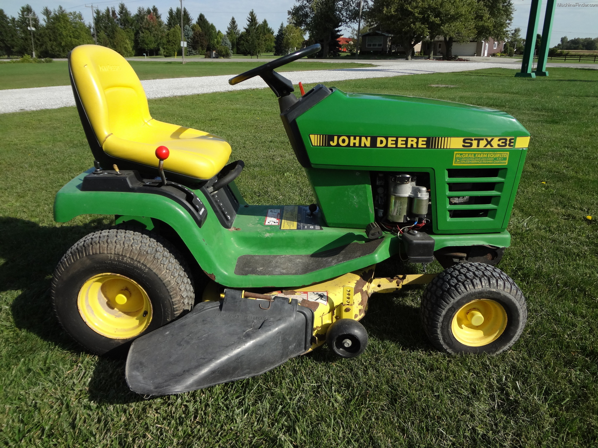 1998 John Deere STX38 Lawn & Garden and Commercial Mowing - John Deere ...