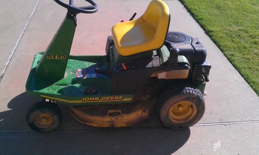 John Deere SX85 riding lawn mower $125 | Oklahoma Shooters
