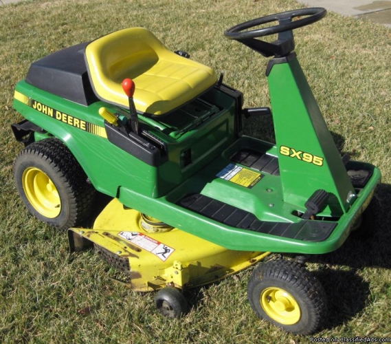 John Deere SX95 Riding Lawn Mower - Price: 425.00 for sale in Wichita ...