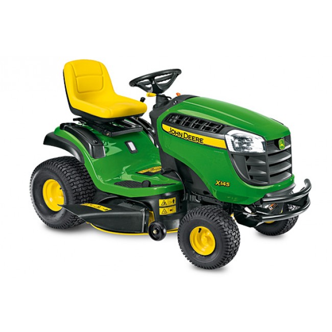John Deere X145 Ride On Collect & Mulch Lawn Mower - Buxtons