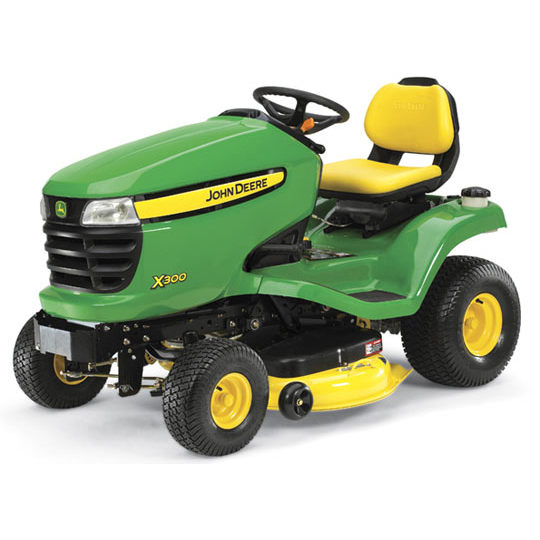 ... Garden Machinery / Ride-On Mowers & Lawn Tractors / John Deere X300