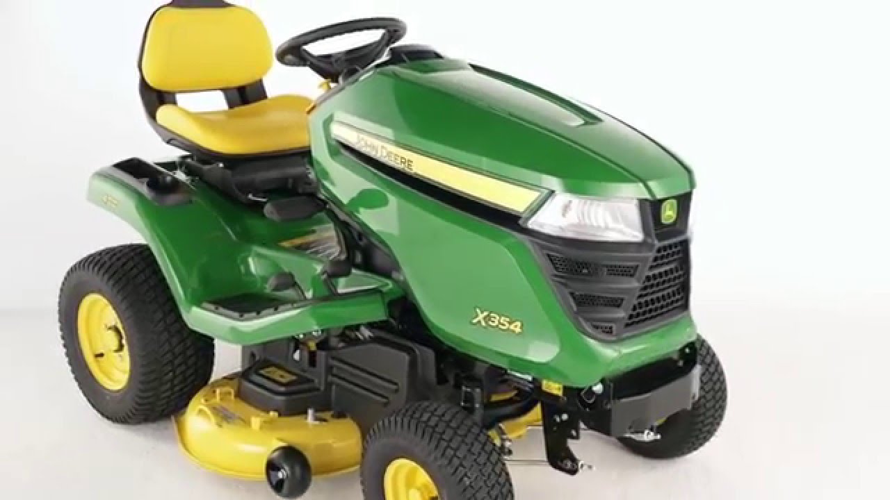The John Deere X354 Lawn Tractor - YouTube