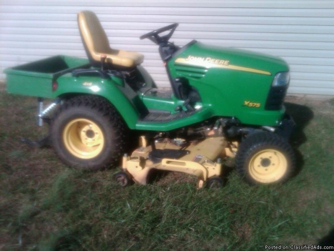X575 John Deere Lawnmower with implements - Price: $9,000.00 in ...