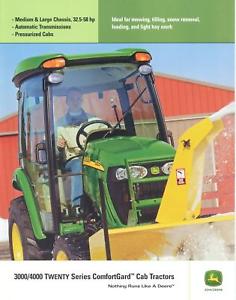 Details about John Deere 3000/4000 Twenty Cab Tractors Sales Brochure