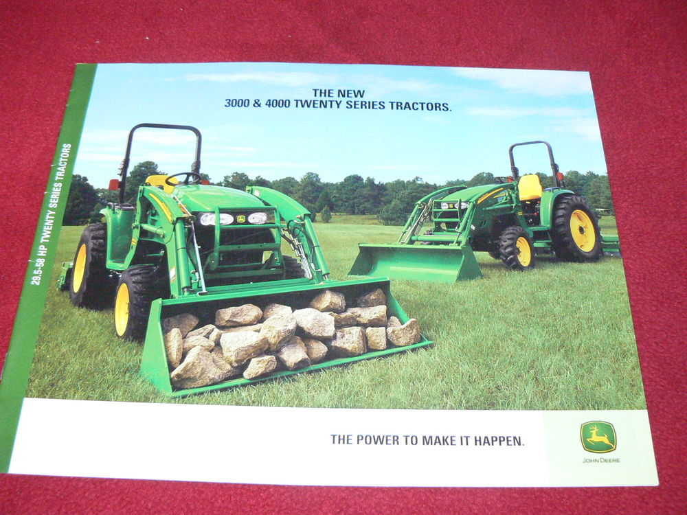 John Deere 3000 & 4000 Twenty Series Tractors Dealer's Brochure | eBay