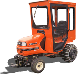 Kubota G2160, G2460, G2460G Tractor Cabs and Cab Enclosures - Sims Cab ...
