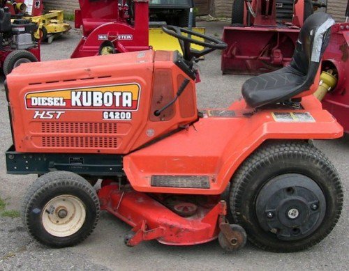 Kubota G3200 G4200 G4200H G5200H G6200H Lawn Garden Tractor Operator ...