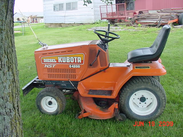 Kubota G4200 - Kubota Tractor Forum - GTtalk