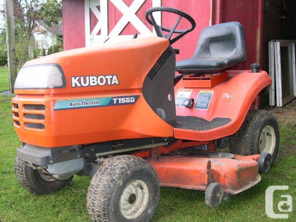 Kubota Lawn Tractor Model: T1560 - (OBO Langley) for sale in Vancouver ...