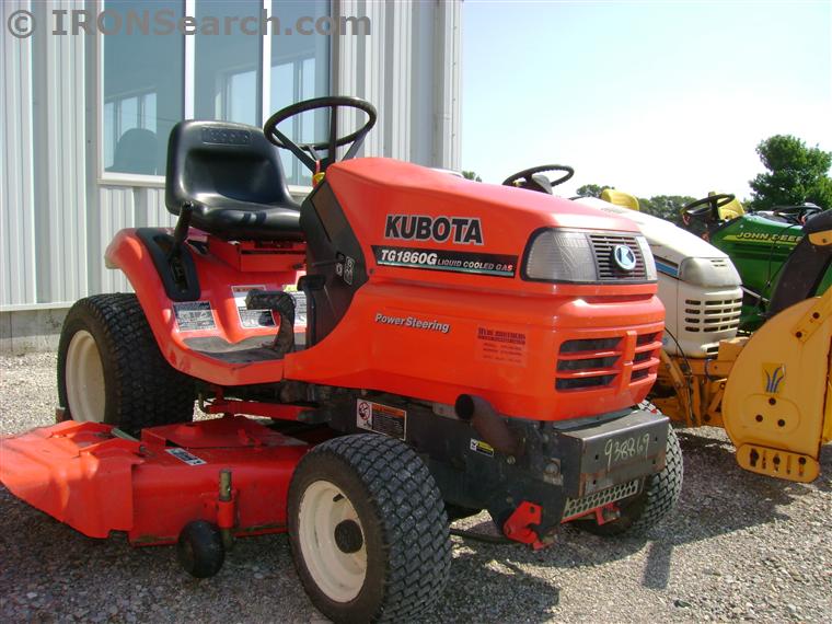 2001 Kubota Tg1860g Garden Tractor