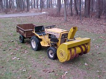 Minneapolis-Moline 112 Hydro W/Snowthrower Antique Tractor