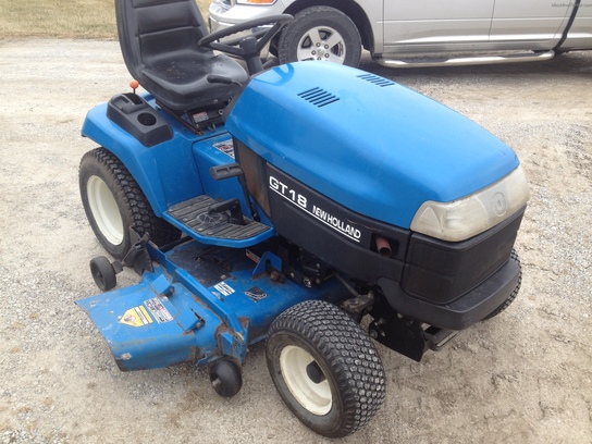 2000 New Holland GT18 Lawn & Garden and Commercial Mowing - John Deere ...