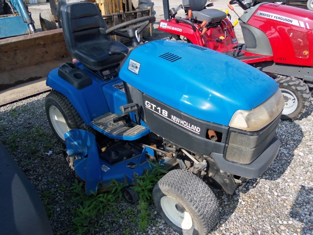 used New Holland GT18 tractor, 18 hp, hydrostat, New Holland GT416 ...