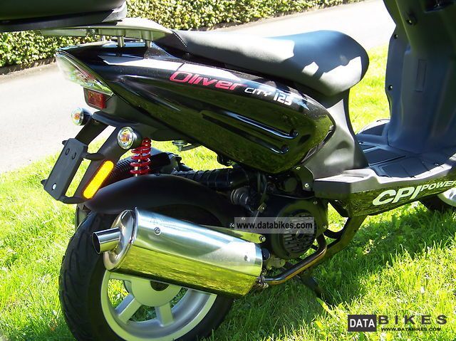 2007 CPI Oliver 125 Motorcycle Scooter photo 3