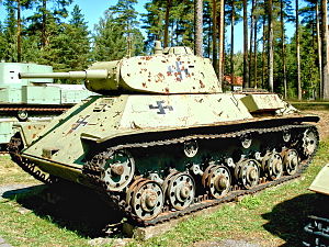 Leichter Panzer T-50 im Panzermuseum Parola, Finnland