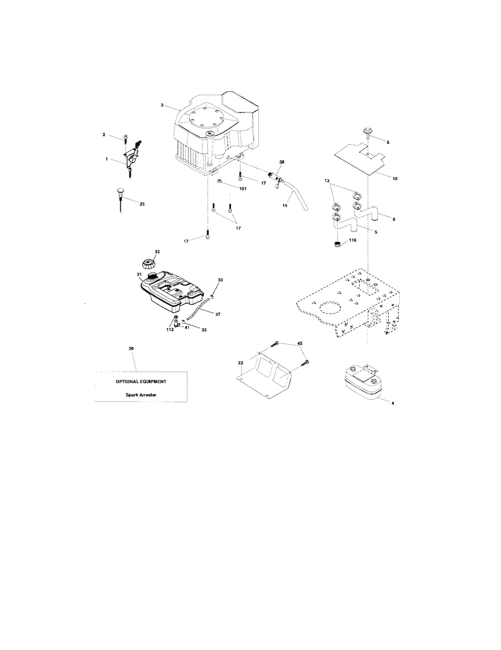 ... and Parts List for POULAN Riding-Mower-Tractor-Parts model # PK23H48YT