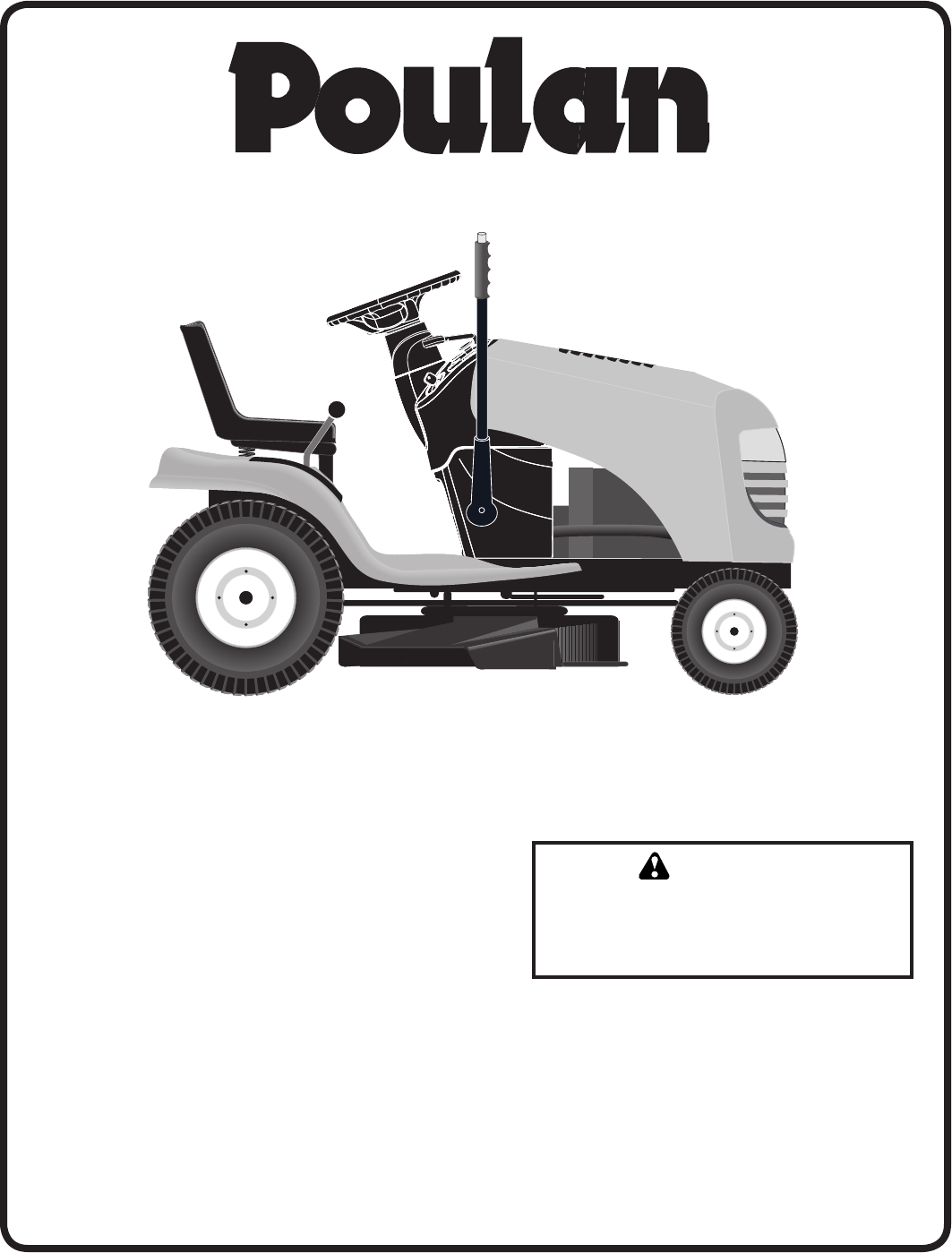 Poulan Pro Lawn Mower PO17542LT User Guide | ManualsOnline.com