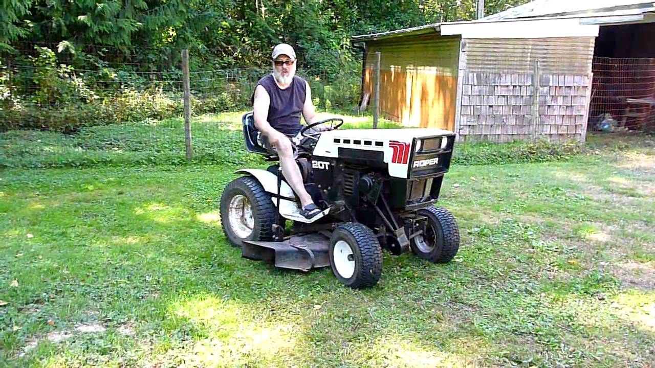 Roper+Lawn+And+Garden+Tractors Roper Tractor - YouTube