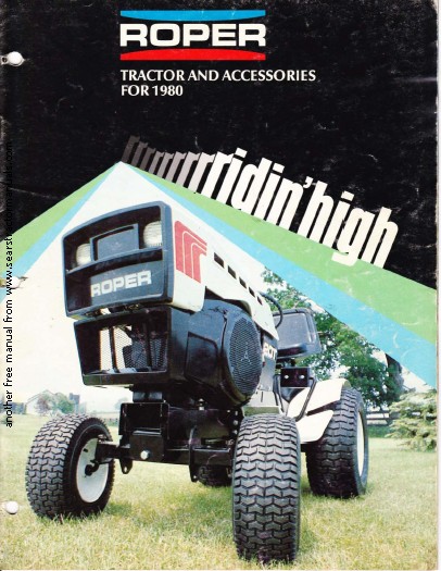 Roper Tractor & Attachment Manuals