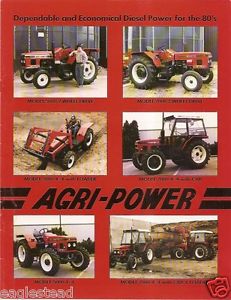 Farm Tractor Brochure Agri Power 5000 7000 4x4 c1980's F2574 | eBay