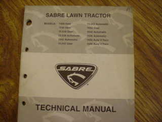 Sabre Lawn Tractor 1438, 1542, 15.542, 1642 Gear; 15.538,1542,15.542 ...